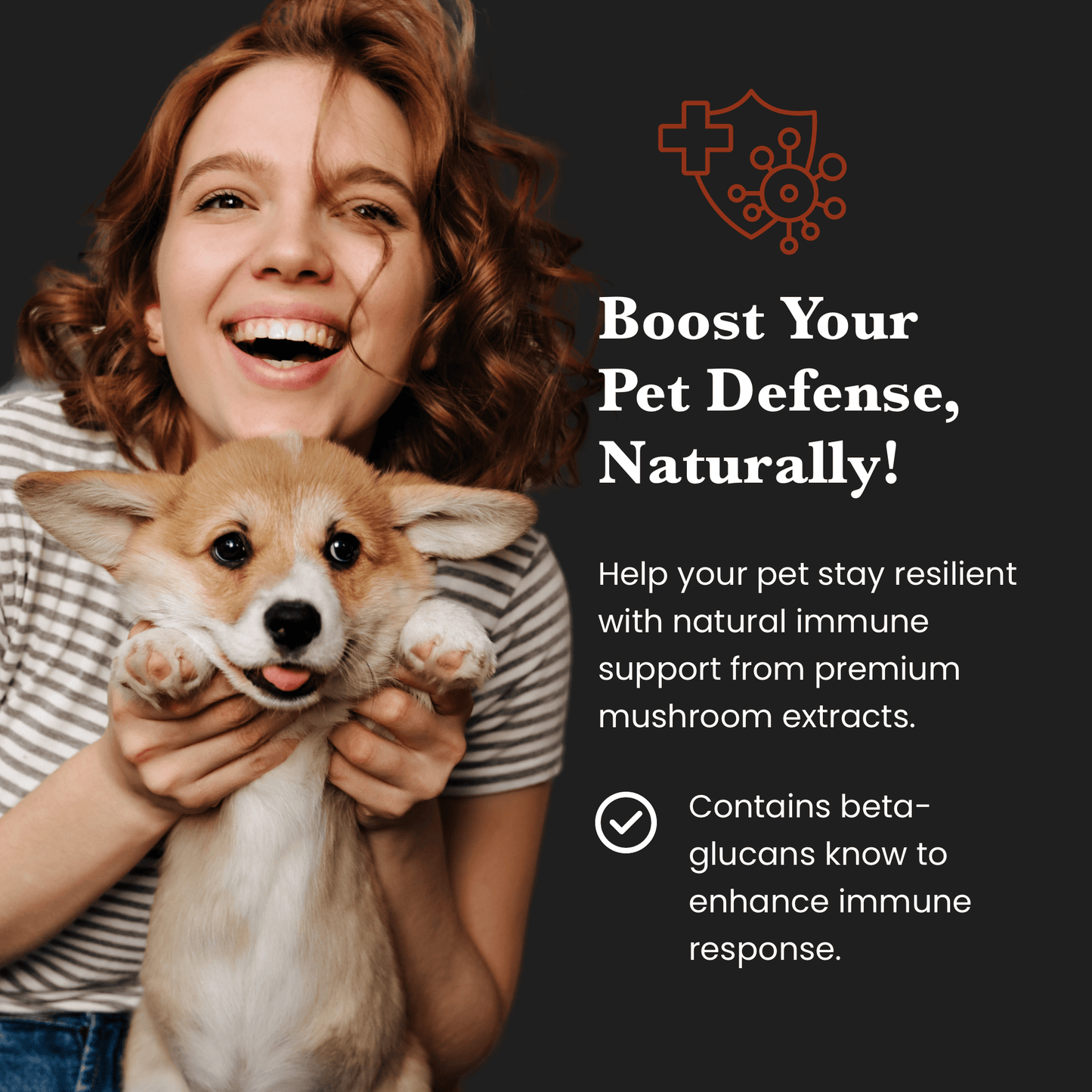 Mushroom Blend - Veterinarian formulated supplement for Dogs and Cats
