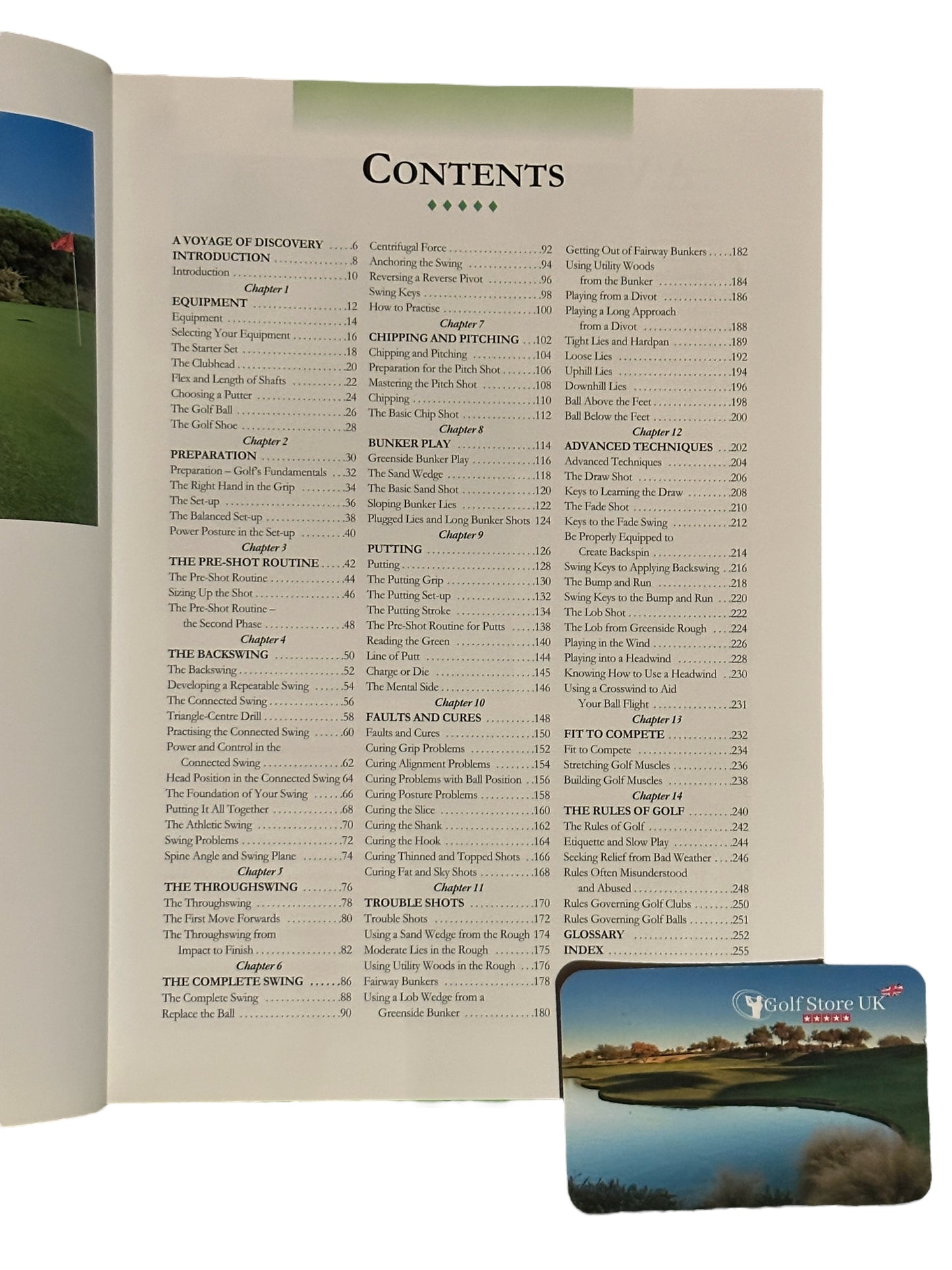 The Encylopedia of Golf Techniques Book Ideal for new golfers - Training