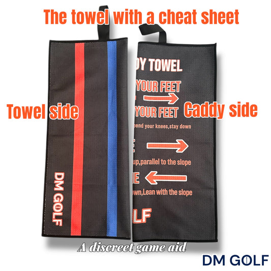 Le Caddy Towel : à la fois serviette et aide-mémoire. Indispensable. En microfibre gaufrée de qualité supérieure – un chiffon bien plus qu'un chiffon ordinaire.