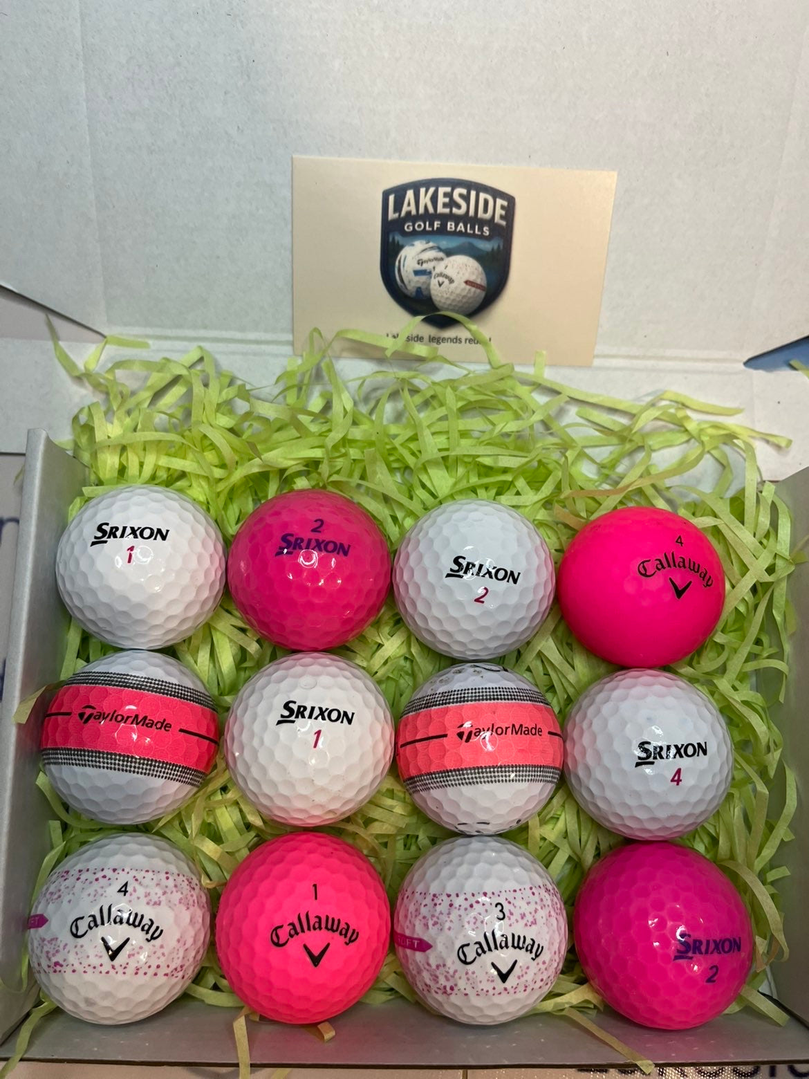 12 Ladies Mix Brand Golf balls