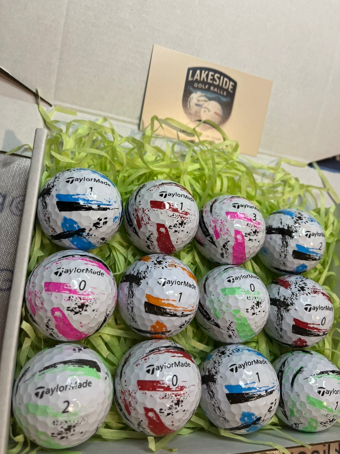 12 Taylormade SpeedSoft Ink Golf balls