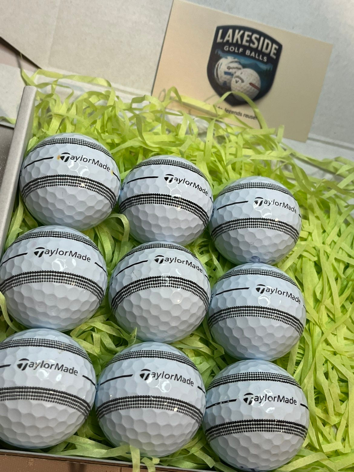12 Taylormade TP5 & TP5X Stripe Golf balls
