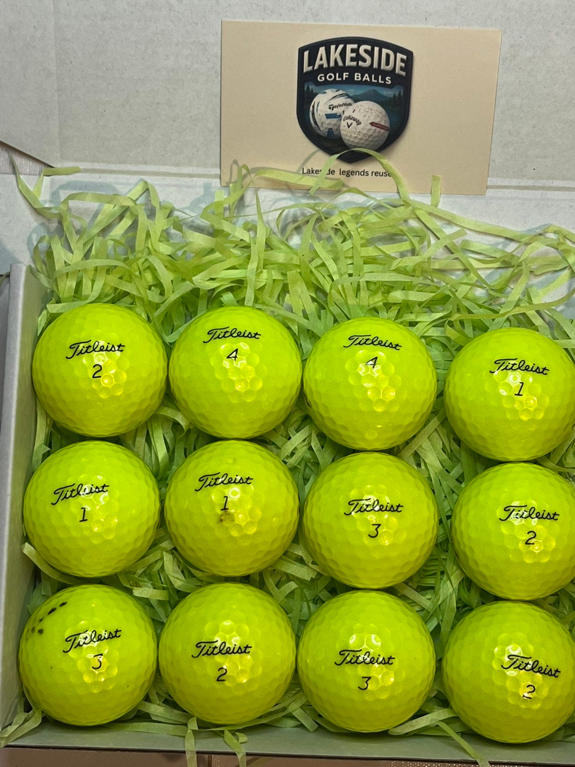 12 Titleist Pro V1 Optic Golf balls
