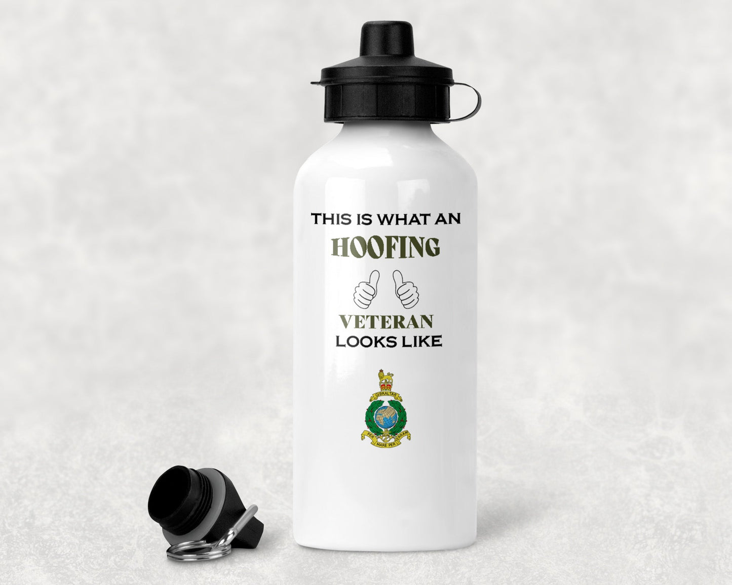 Royal Marines Corps Crest - Veteran - Aluminium Water Bottle