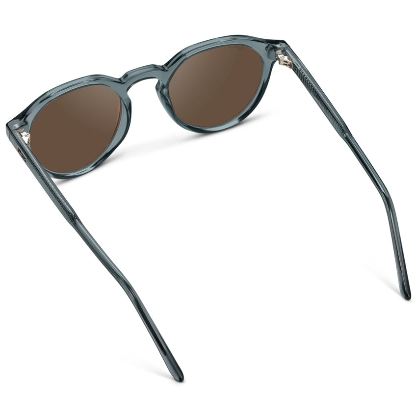 Lunettes de soleil polarisées rondes RALPH pour homme, bleu cristal, par WMP Eyewear UK