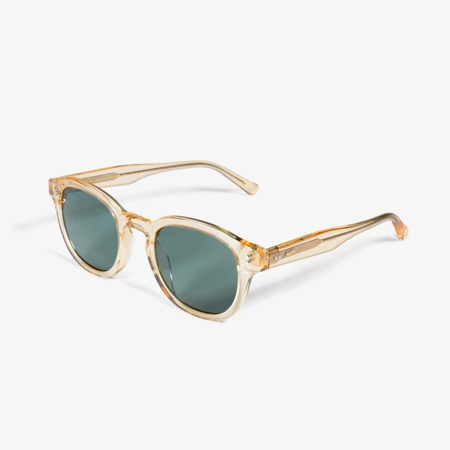 BILLE Champagne Green Sunglasses by Messy Weekend Fast & Free P&P