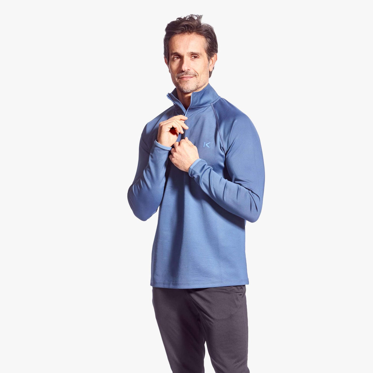 Collection Kymira Flow - Pull mi-zippé pour homme