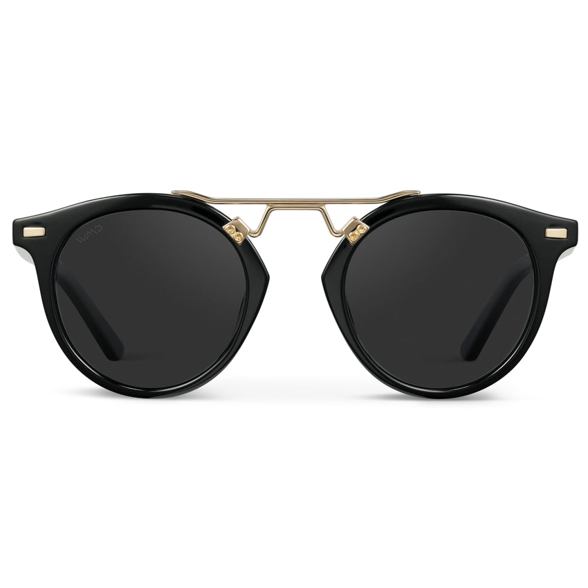 SKYLER Double Bridge Women's Sunglasses in Black by WMP Eyewear