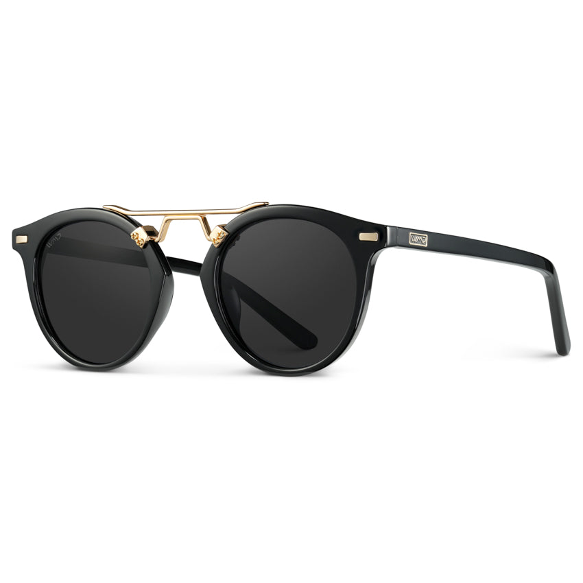 SKYLER Double Bridge Women's Sunglasses in Black by WMP Eyewear