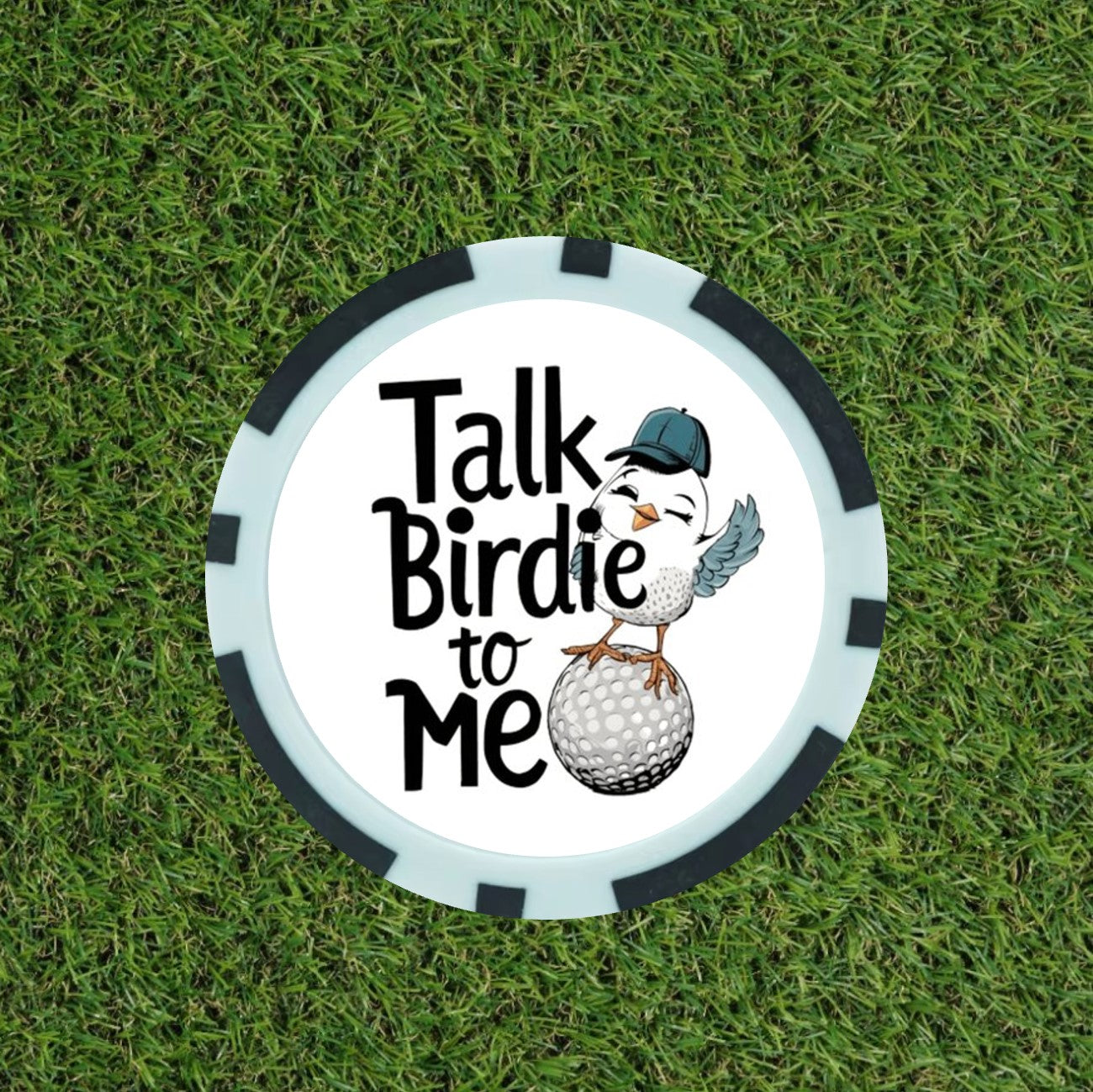 Talk birdie To Me - Golf Poker Chip - Funny