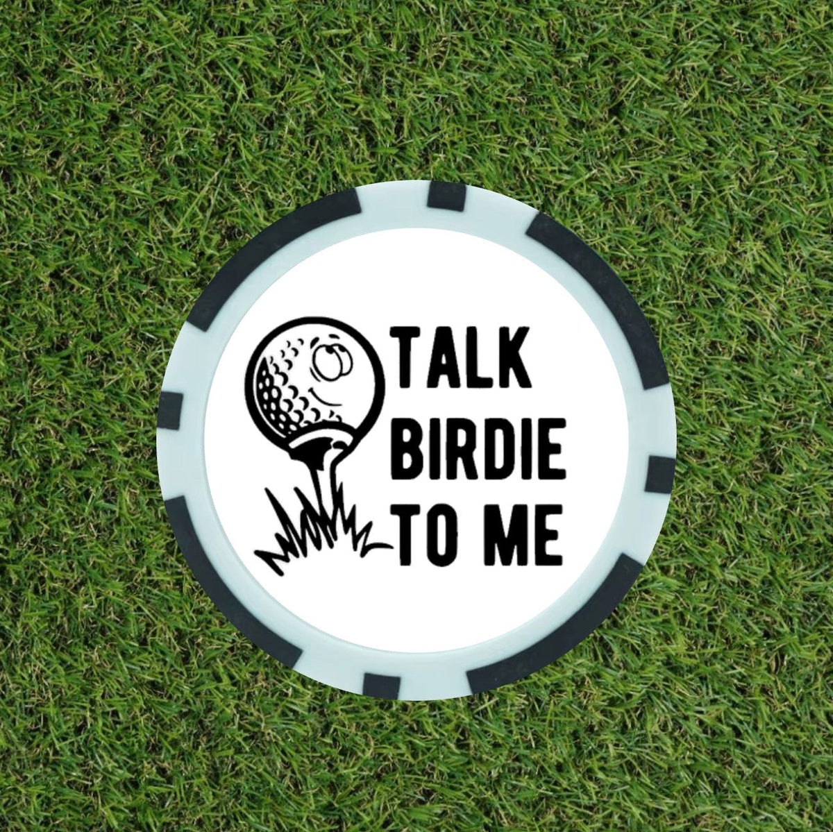 Talk birdie To Me - Golf Poker Chip - Funny - UK Seller