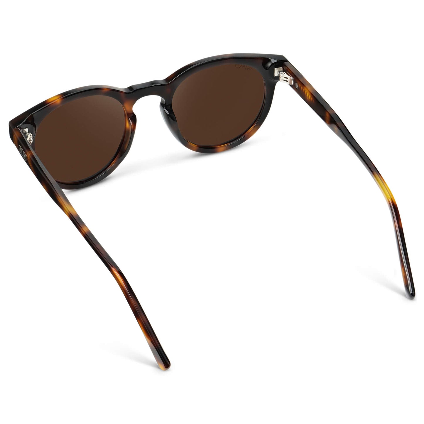TATE Retro Round Unisex Sunglasses in Brown Tortoise by WMP Eyewear