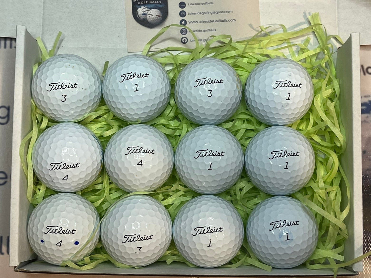 12 Titleist AVX White Golf balls