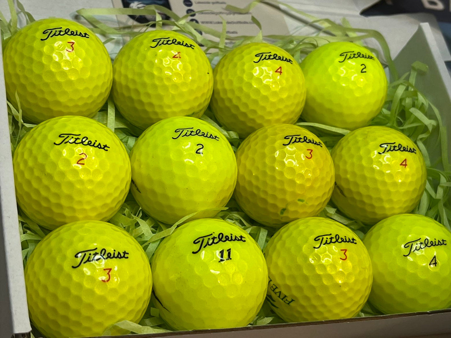 12 Titleist Mix Optic