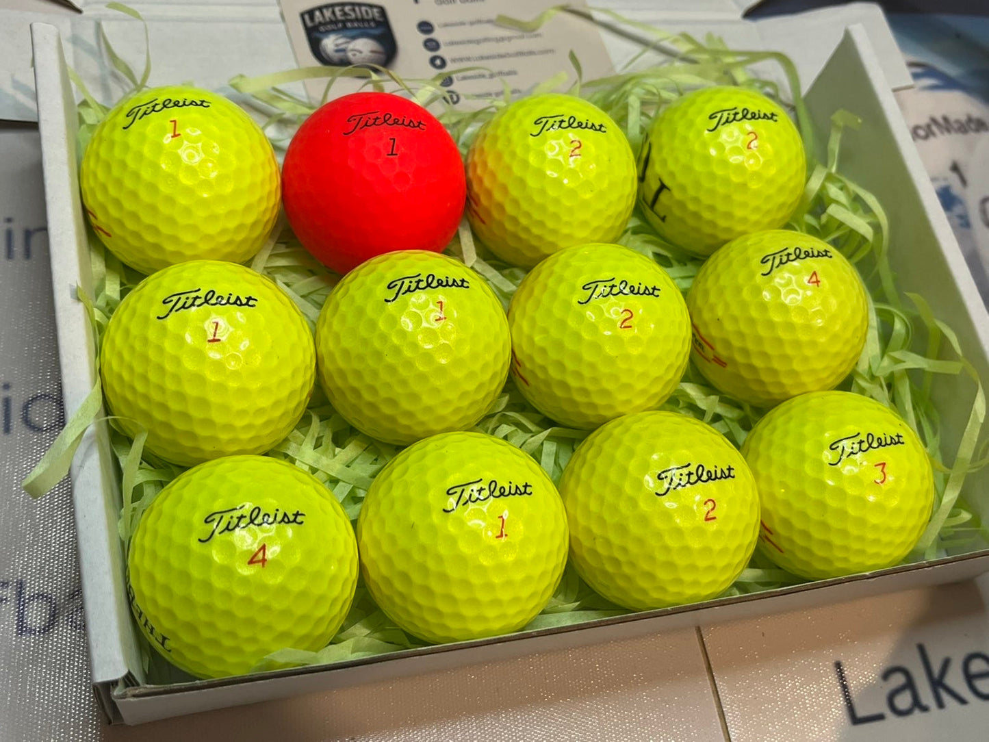 24 Titleist Trufeel Optic Golf Balls