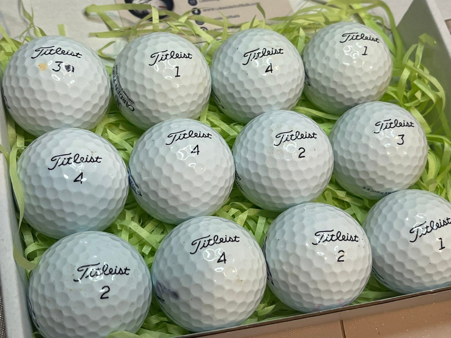 12 Titleist Tour Speed White