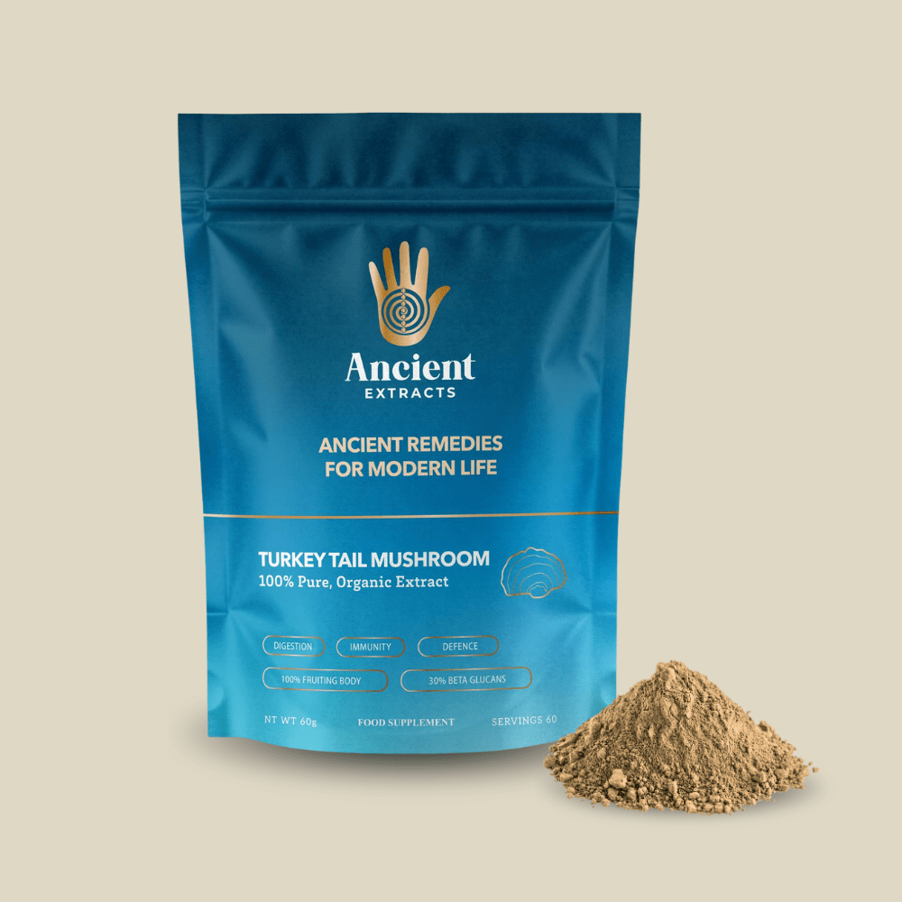 Turkey Tail Mushroom Extract Powder - 30% Beta-glucan (60g)