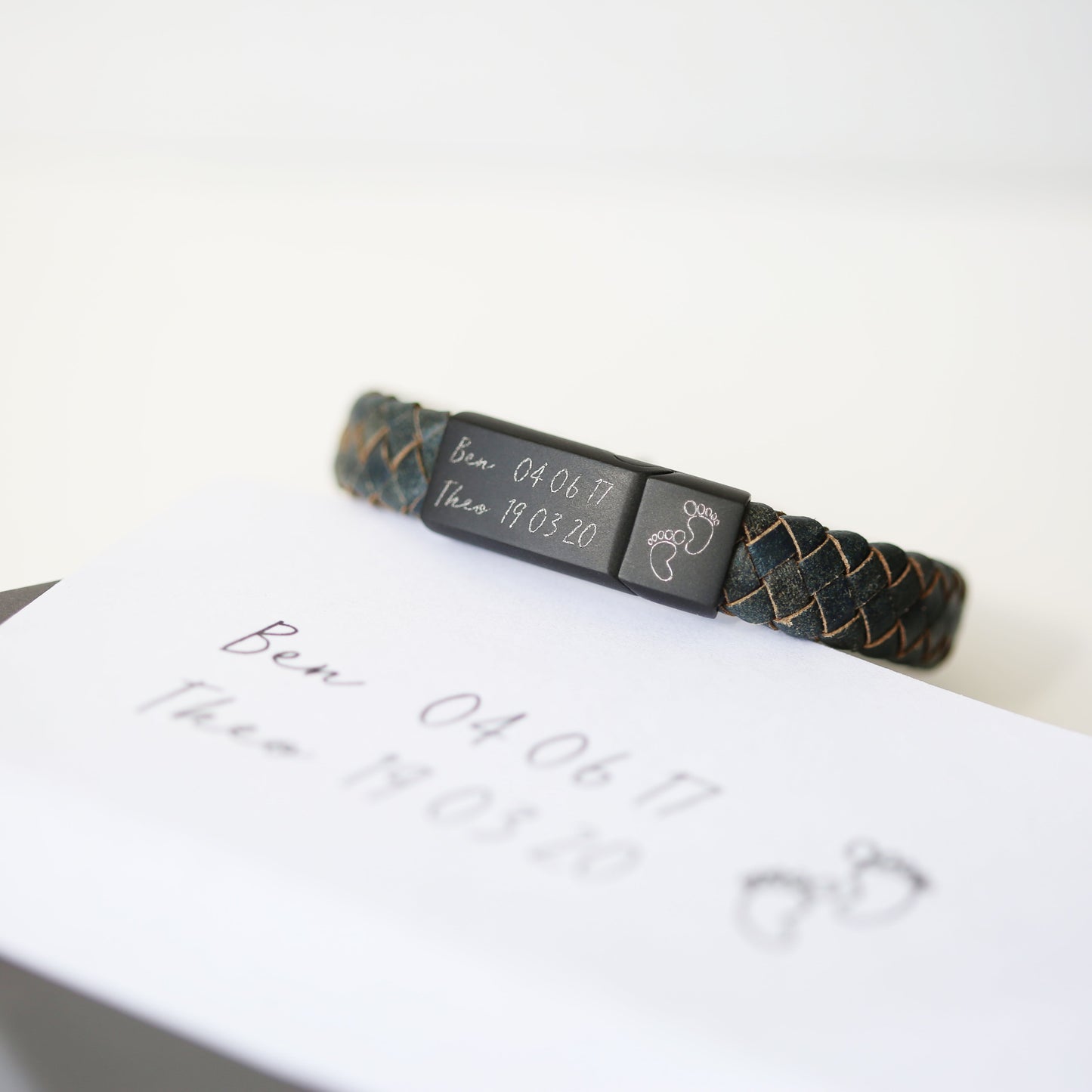 Bracelet style antique gravé à la main - Fer