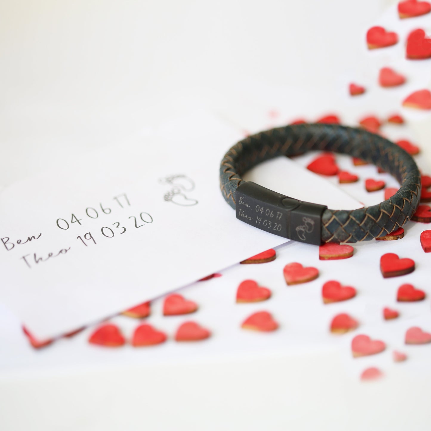 Bracelet style antique gravé à la main - Fer