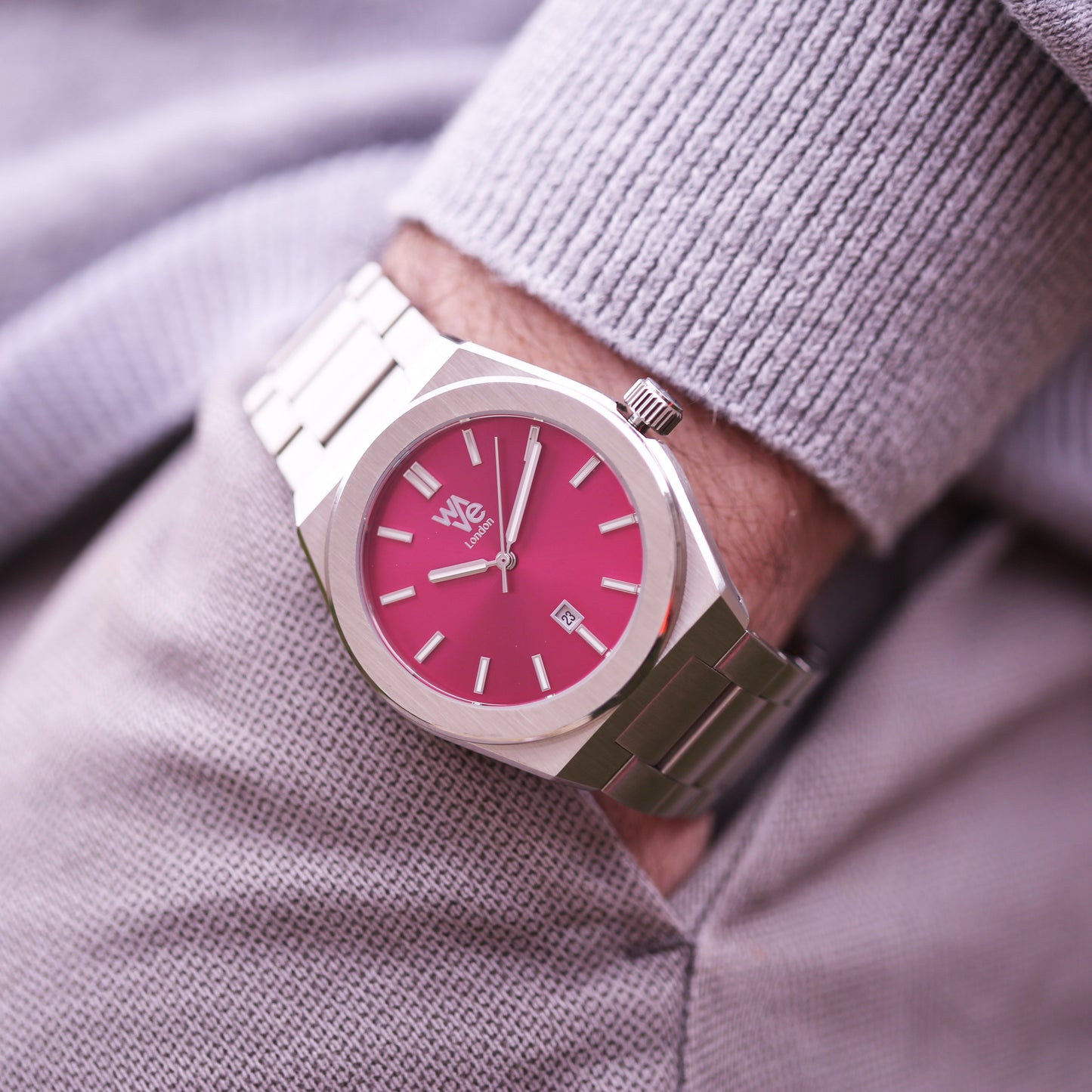 Vague par Architect en Blush Ripple - Gravure manuscrite
