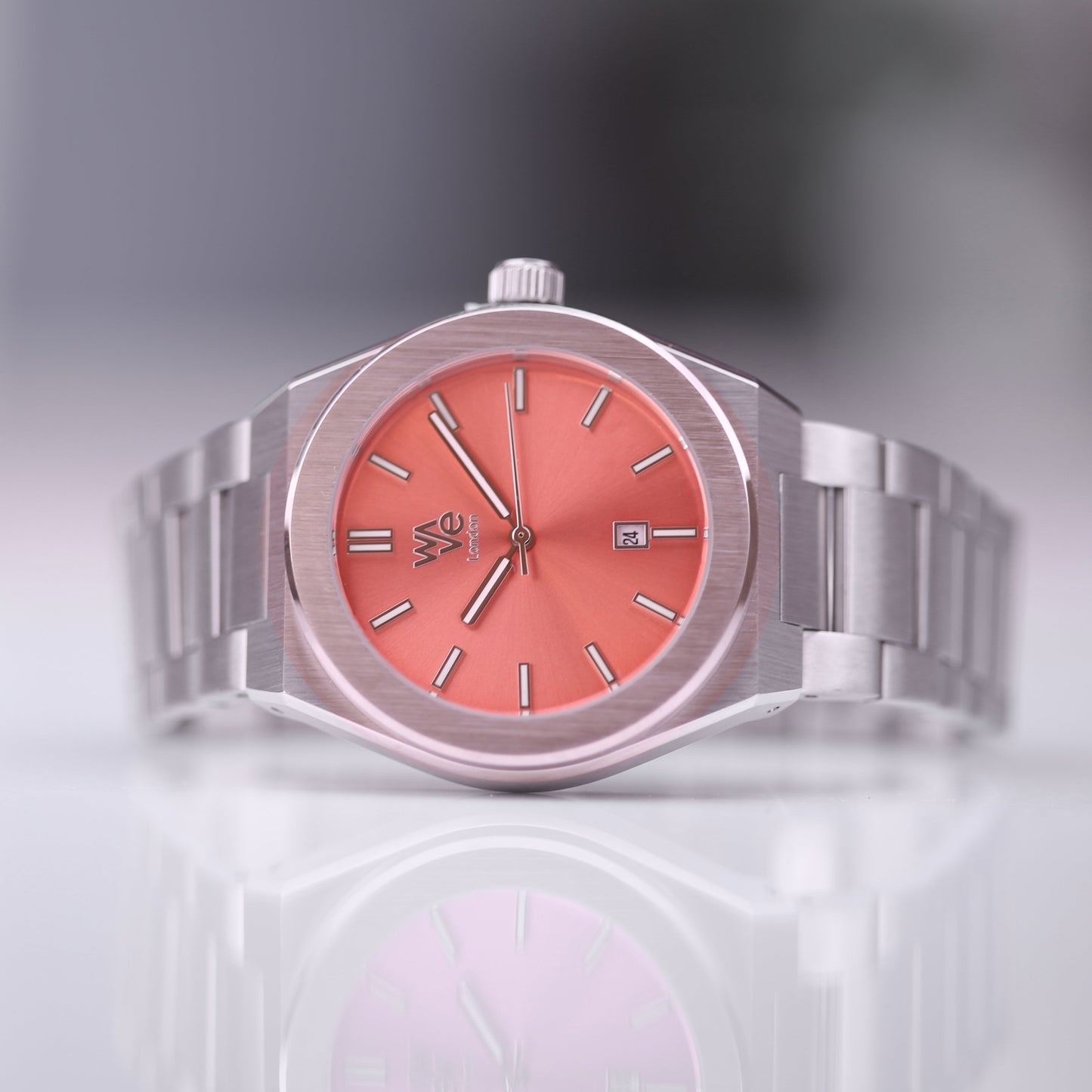 Vague par Architect en Peach Breeze - Gravure manuscrite