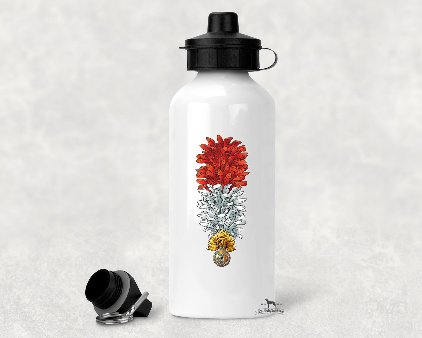 Royal Regiment Fusiliers Aluminium Water Bottle 500ml