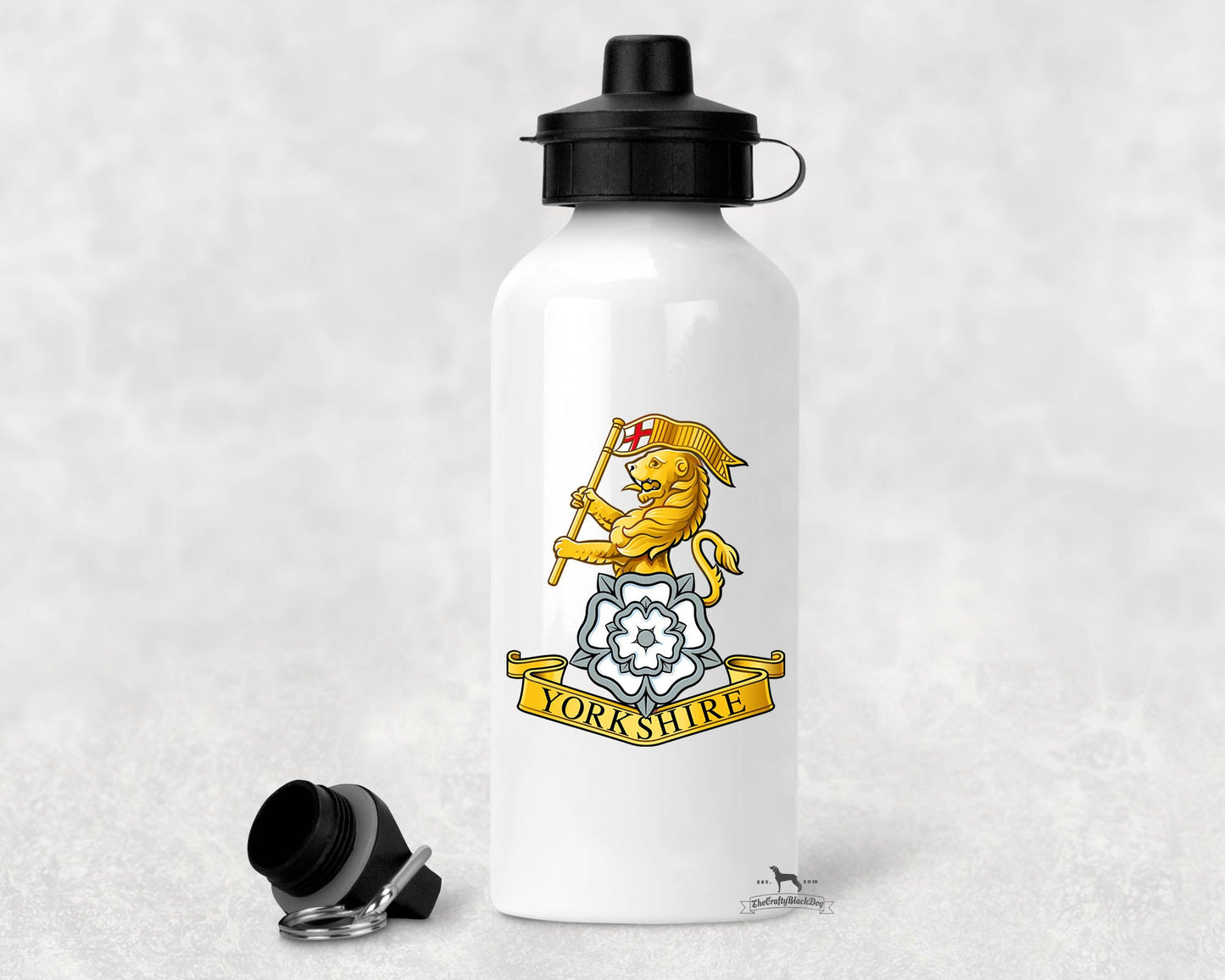 Royal Yorkshire Regiment Aluminium Water Bottle, 500ml