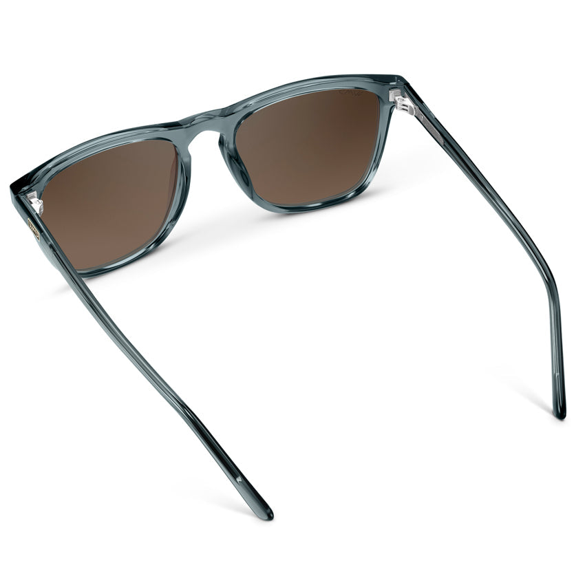 WESLEY Polarized Men's Sunglasses in Crystal Stone Blue by WMP Eyewear UK