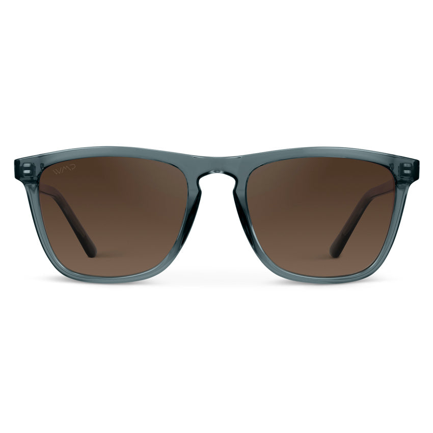 WESLEY Polarized Men's Sunglasses in Crystal Stone Blue by WMP Eyewear UK