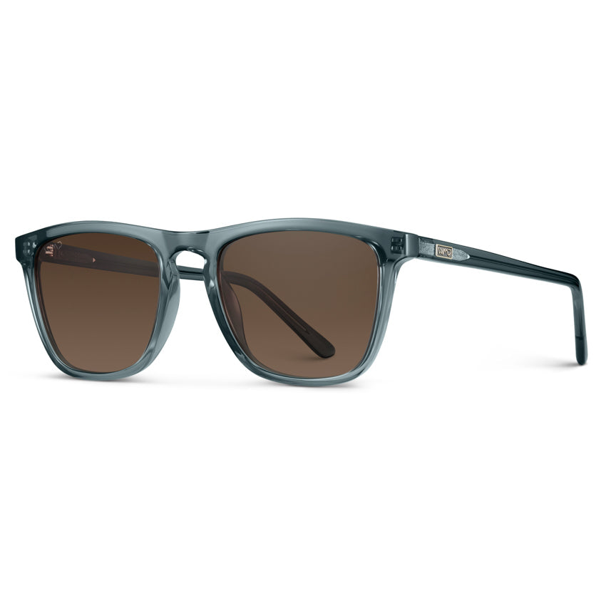 WESLEY Polarized Men's Sunglasses in Crystal Stone Blue by WMP Eyewear UK