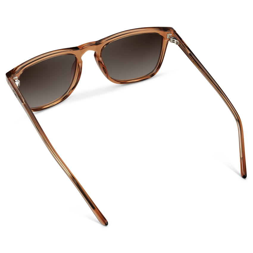 WESLEY Polarized Men's Sunglasses in Crystal Brown by WMP Eyewear UK