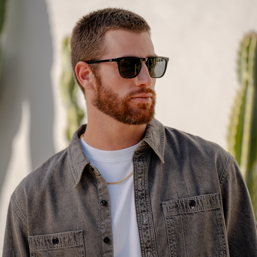WESLEY Polarized Men's Sunglasses in Black by WMP Eyewear