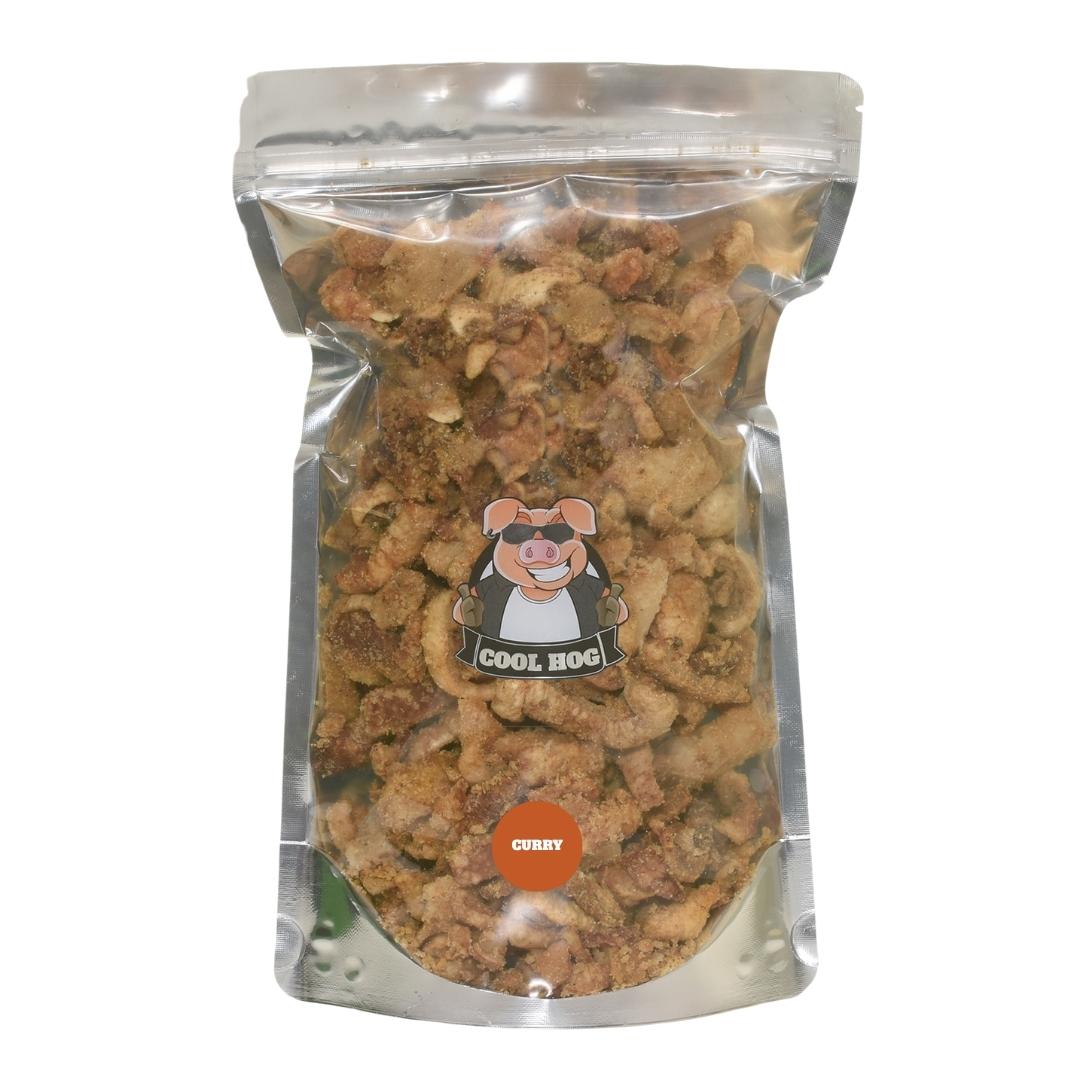 Curry Flavour Pork Scratching Resealable Bag