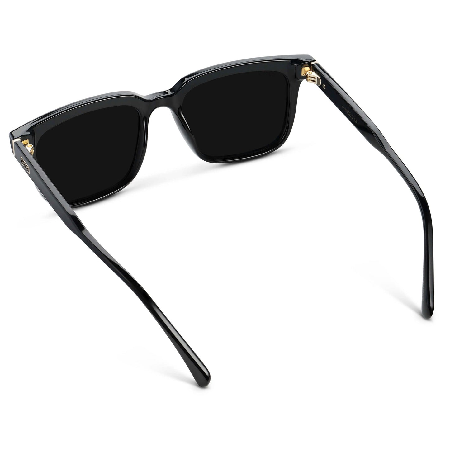 WILSON Men's Polarised Square Sunglasses in Triple Black by WMP Eyewear