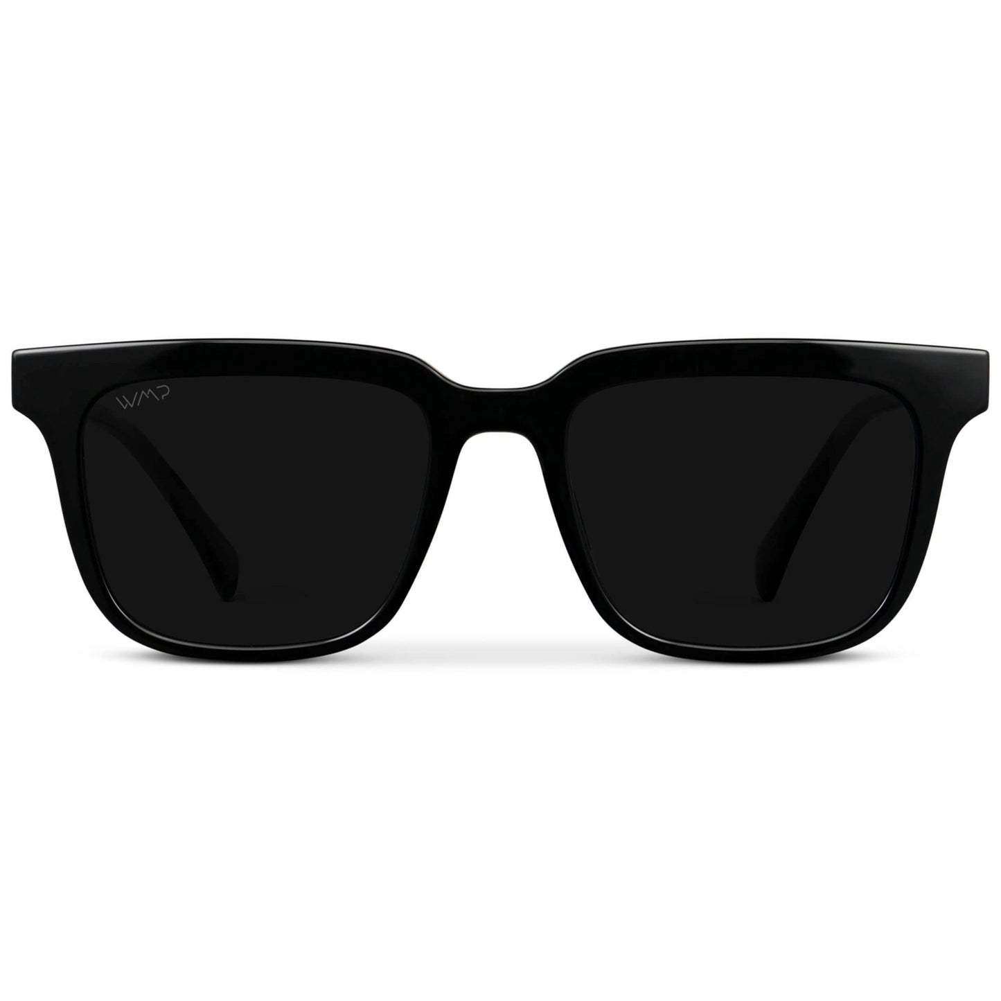 WILSON Men's Polarised Square Sunglasses in Triple Black by WMP Eyewear