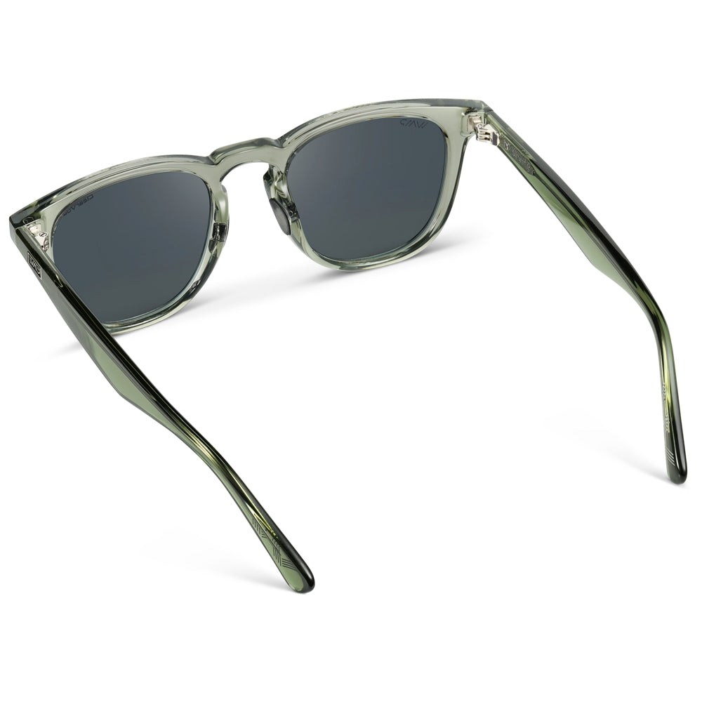 WYNDHAM Crystal Agave Smoke Polarized Golf Sunglasses - WMP