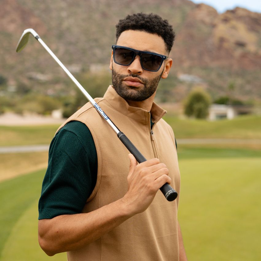 ACE Crystal Indigo Grain / Black Gradient Lens by WMP Eyewear