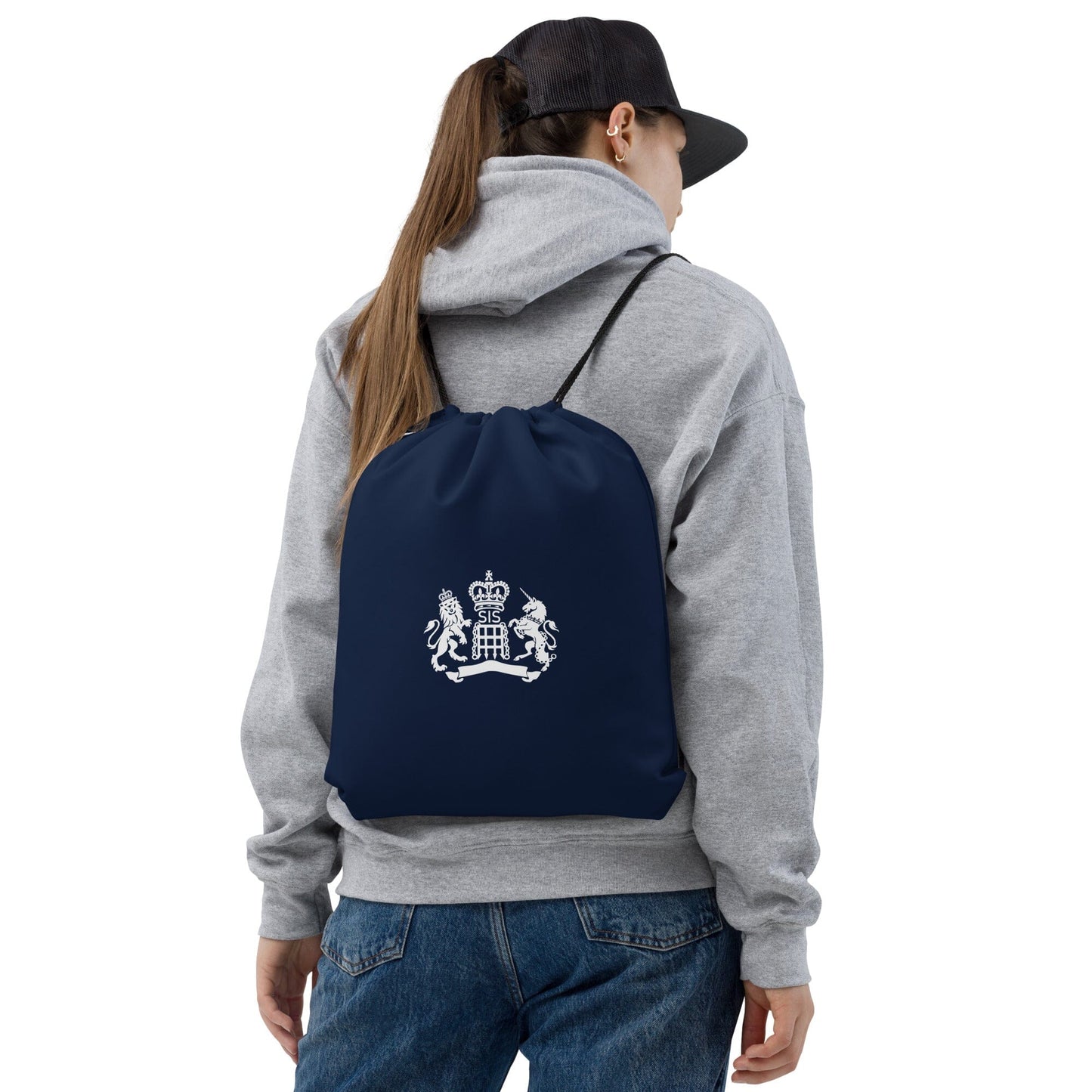 S.I.S. Logo Drawstring bag