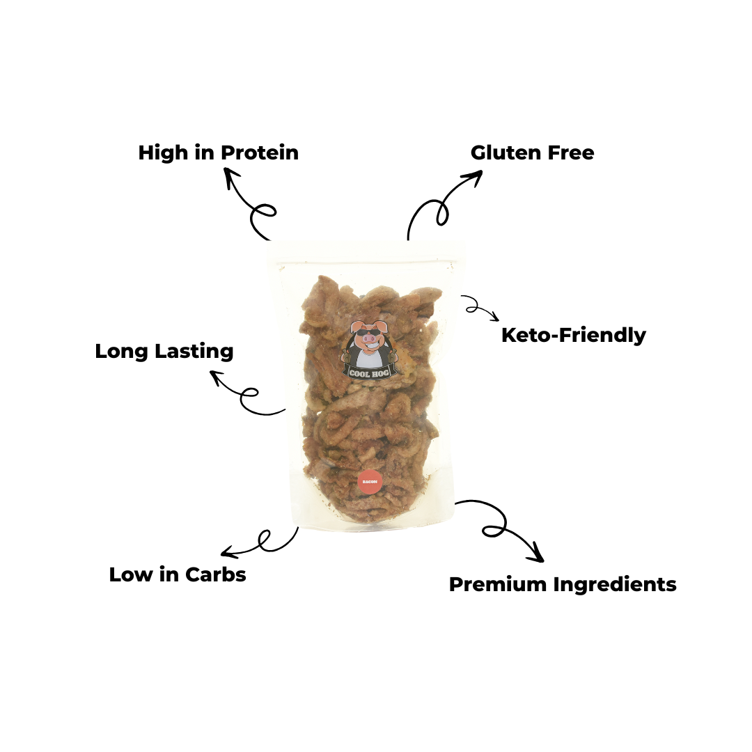 Bacon Flavour Pork Scratching Jar Refill