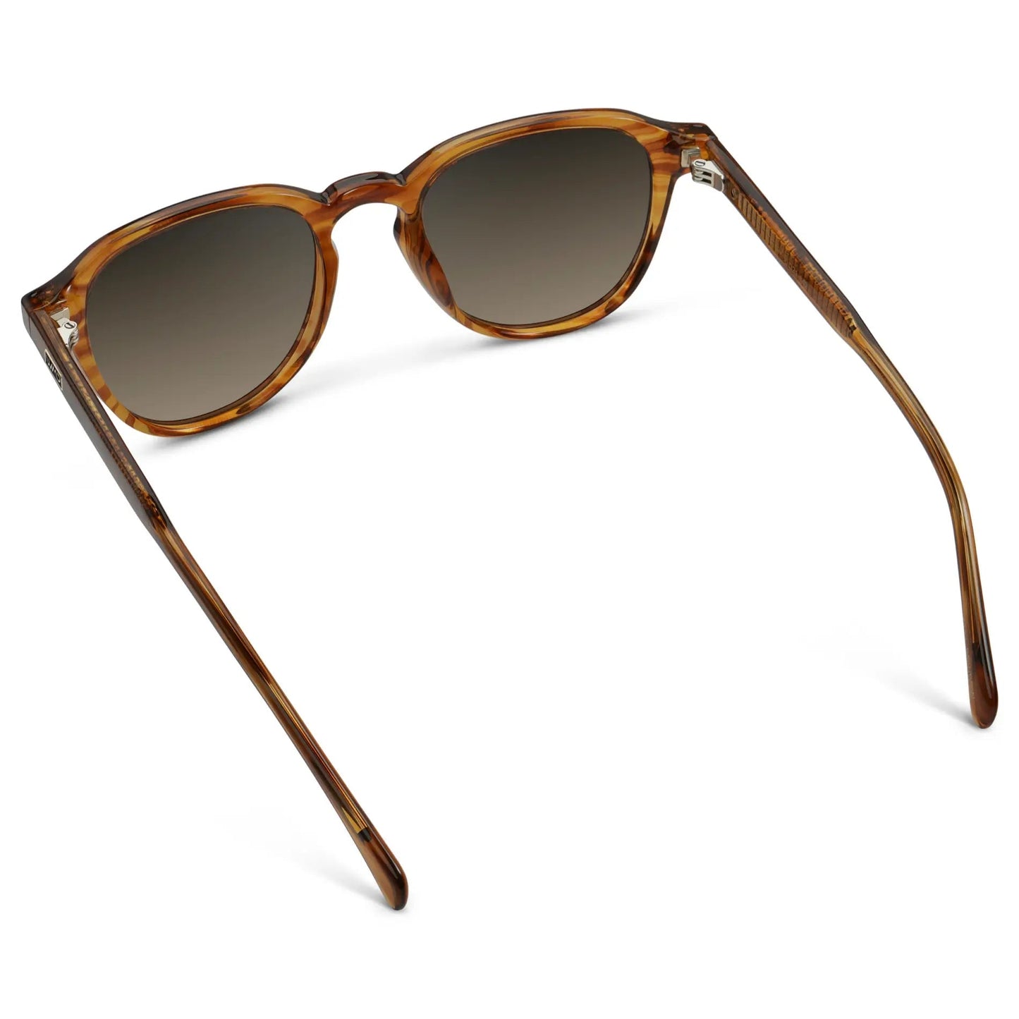 BAKER Round Polarised Men's Sunglasses l Golden Brown Grain - WMP Eyewear