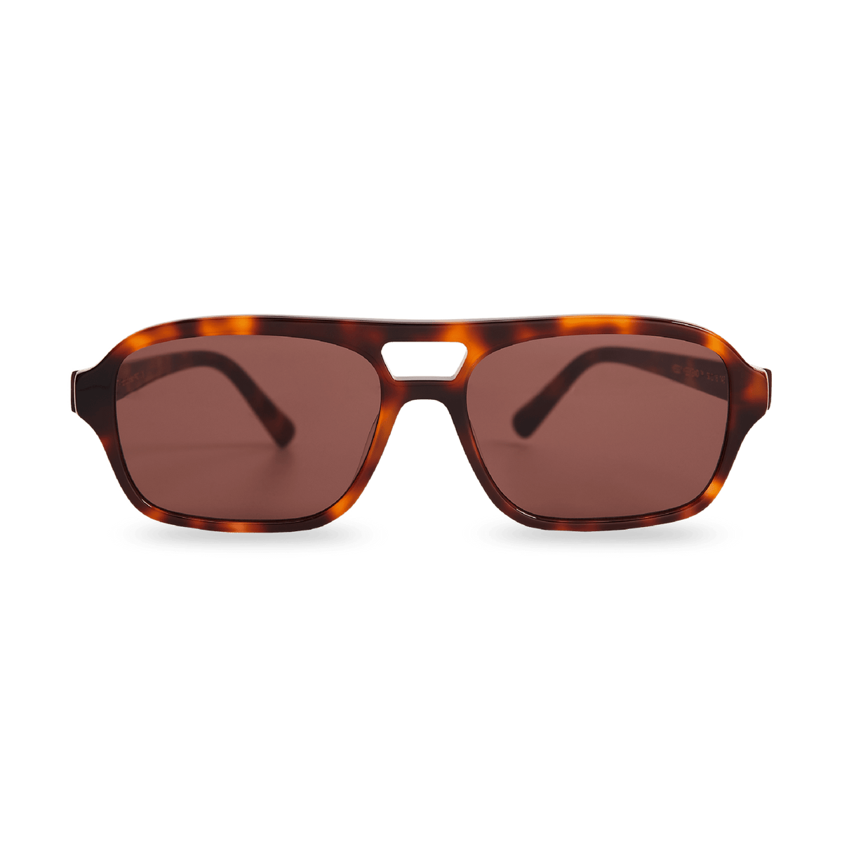 BURT Brown Tortoise Aviator Sunglasses by Messy Weekend