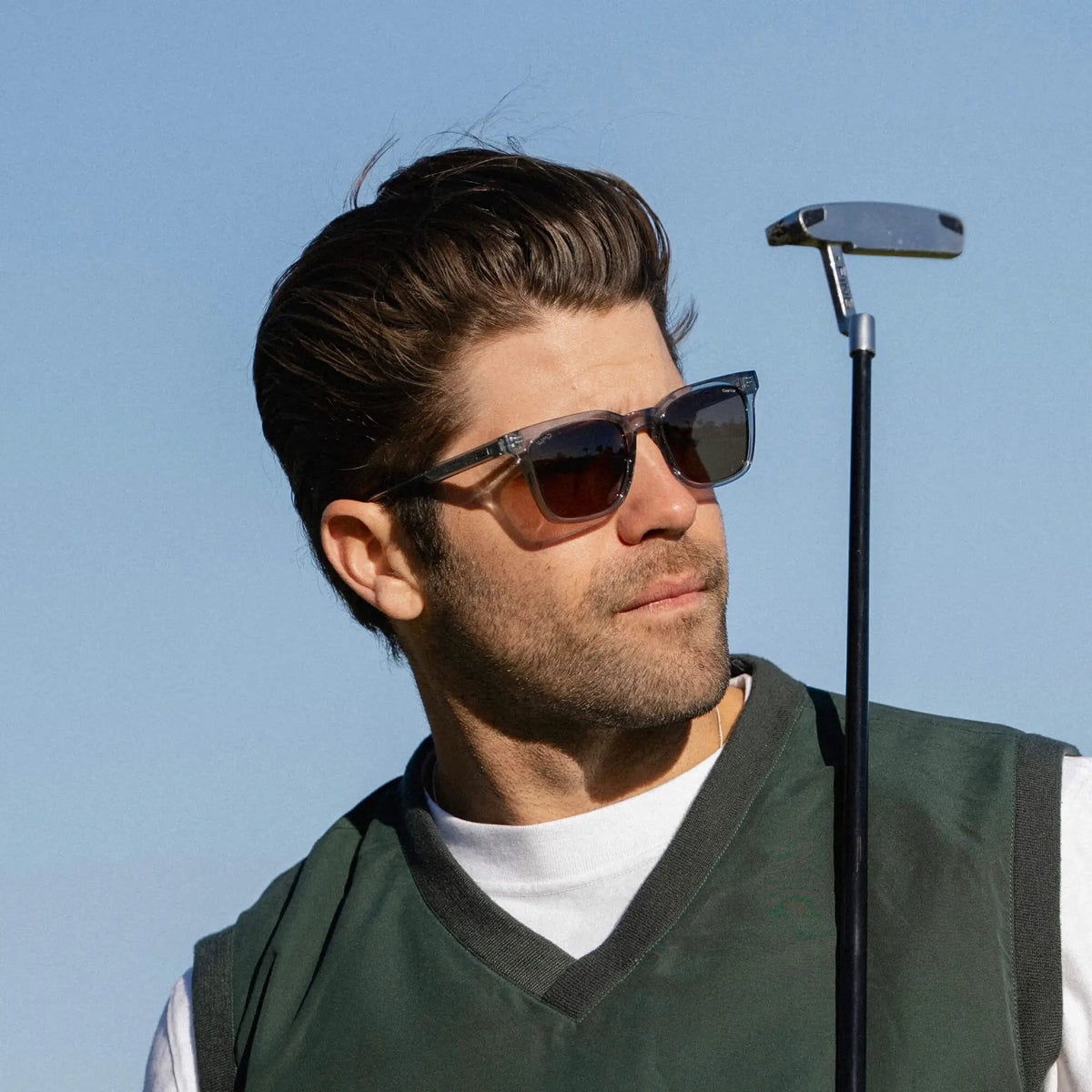 Men's Polarized Golf Sunglasses Denim Blue – WMP Eyewear