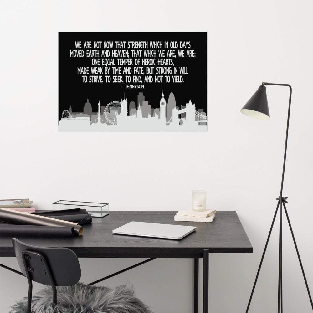 Tennyson Poem Poster