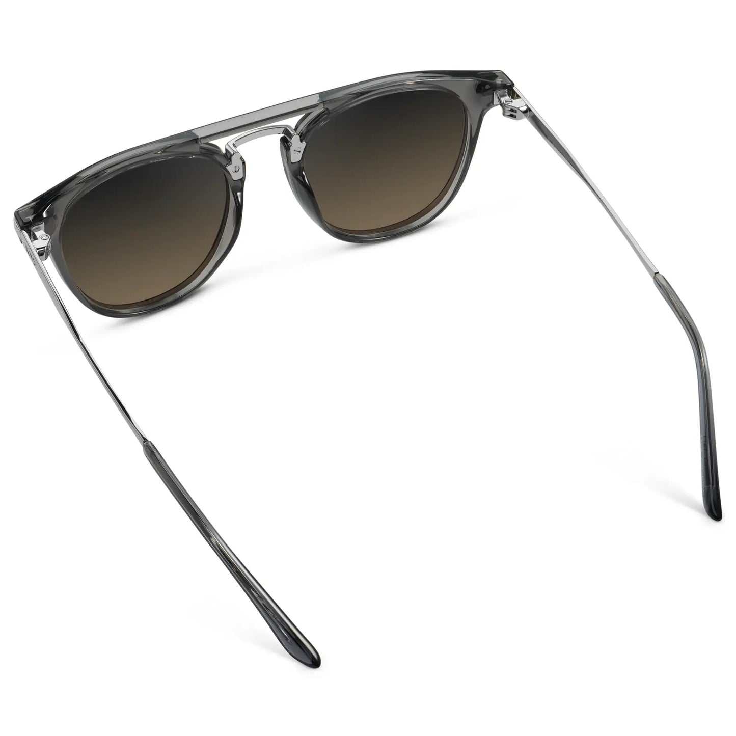 HAYES Men's Keyhole Round Sunglasses l Smoke Grey - WMP Eyewear