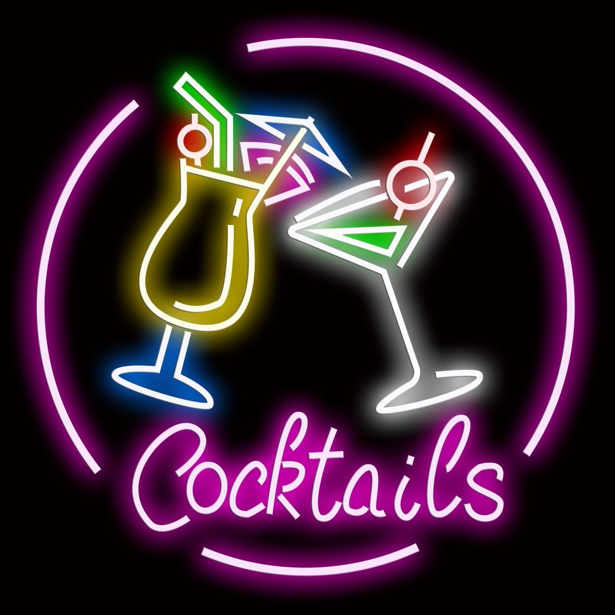 Personalised LED Neon Sign COCKTAIL 3