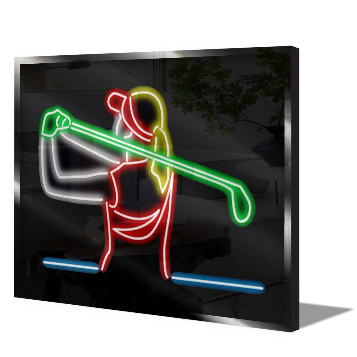 Personalised LED Neon Sign GOLFER