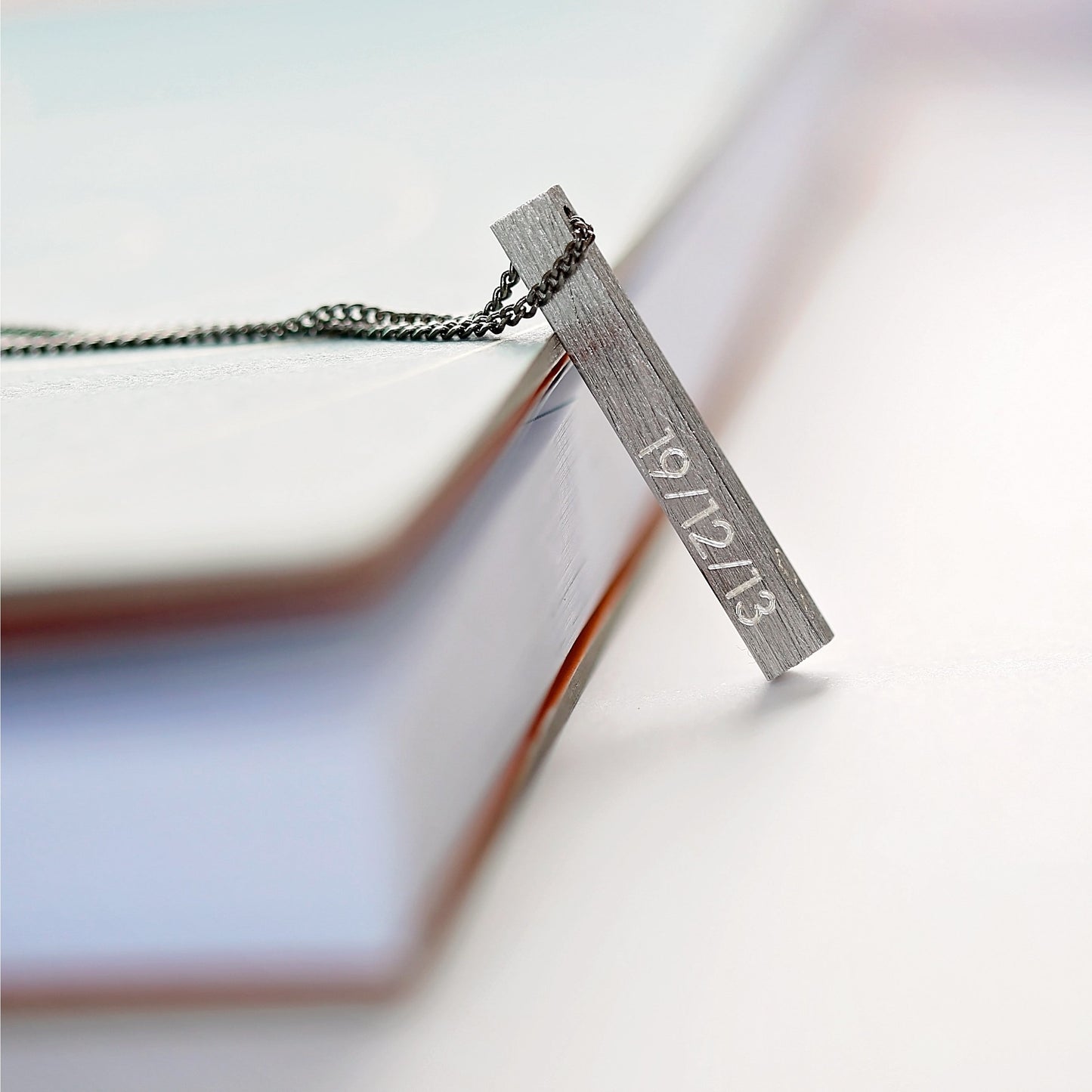 Collier homme brossé personnalisé