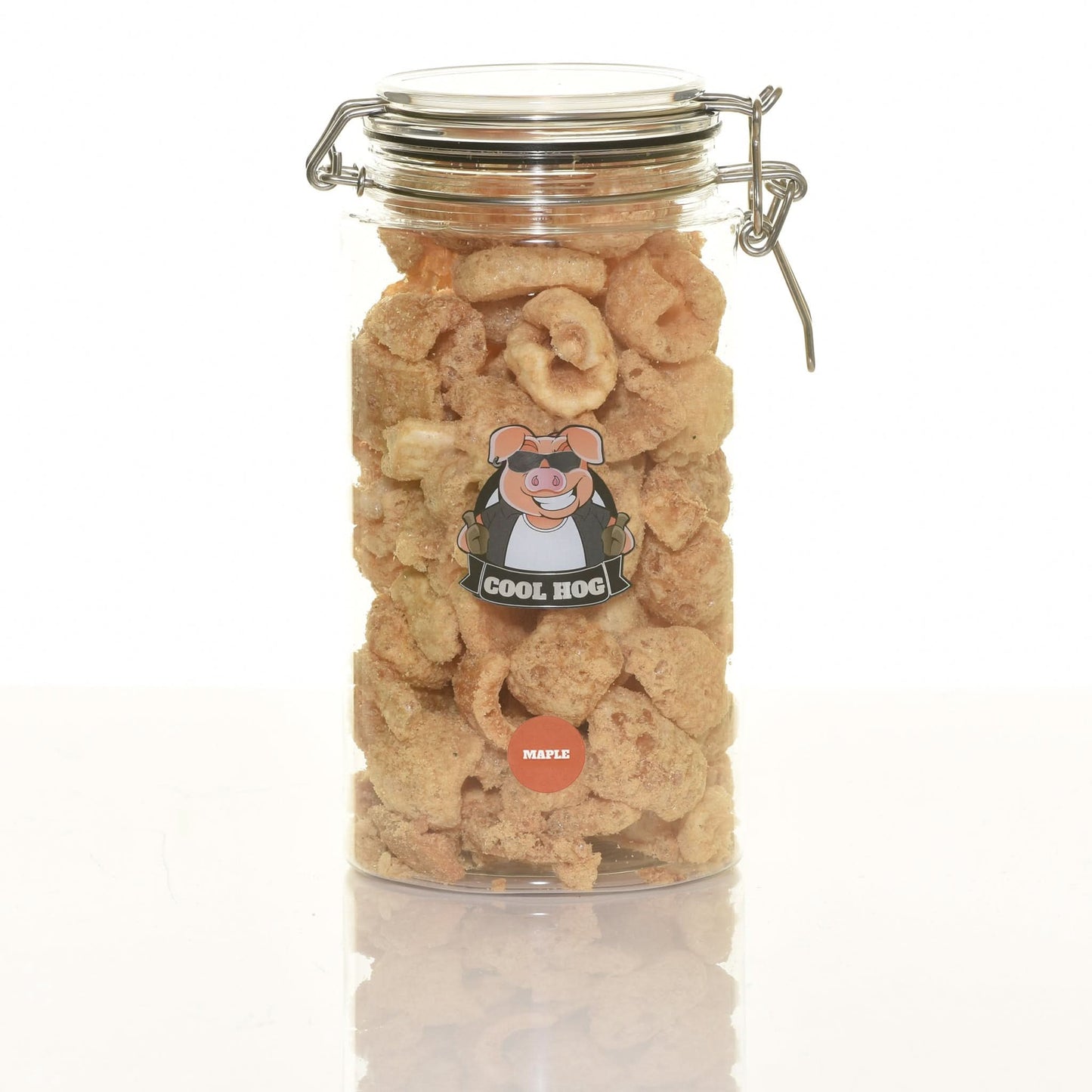 Maple Flavour Pork Scratching Jar