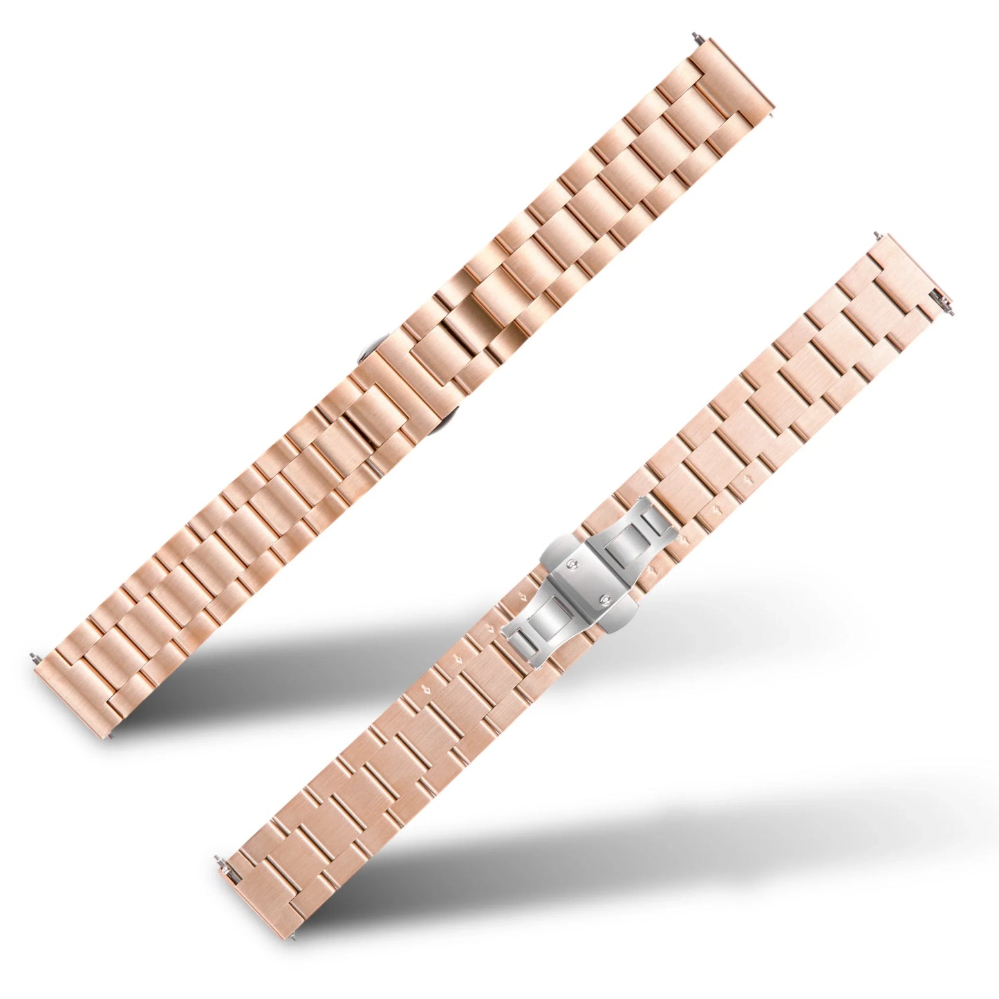 PUNCH Mens Watch, Rose Gold & Black Skeleton Automatic Watch - Rose Gold Metal Strap