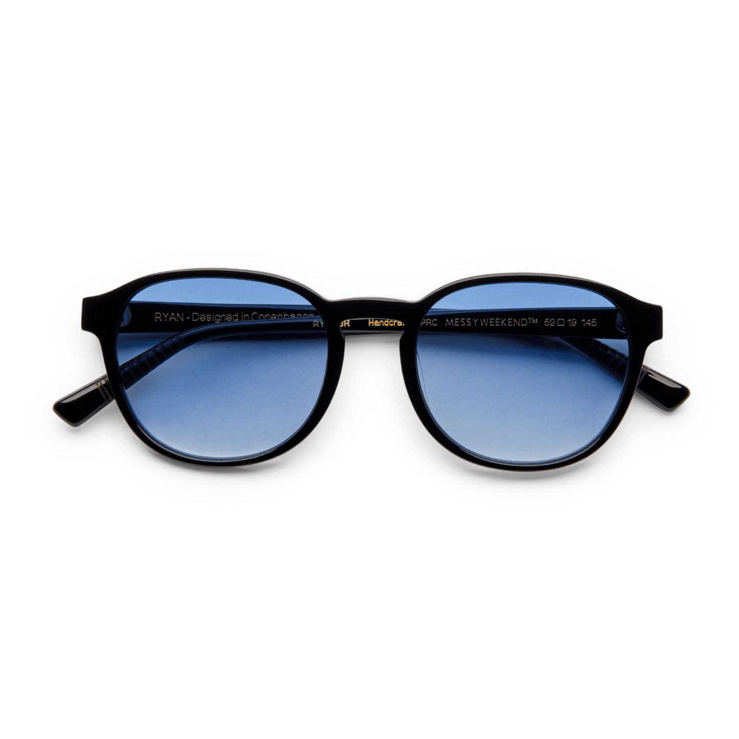 RYAN Black Gradient Blue Sunglasses by Messy Weekend